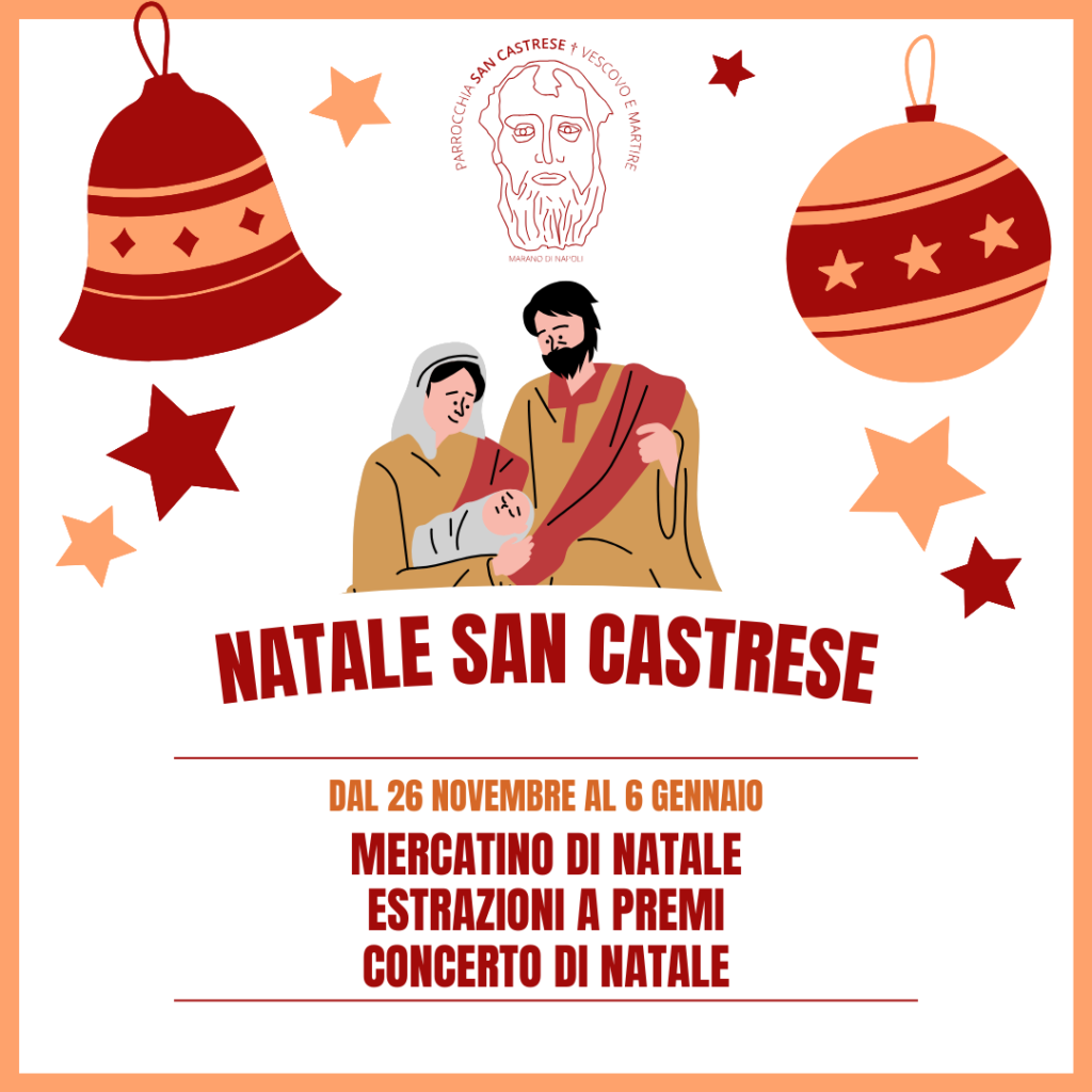 Natale San Castrese: mercatino, riffe e concerto per sostenere le Attività Pastorali