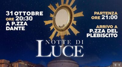 Notte di Luce: processione animata e Adorazione Eucaristica all’aperto