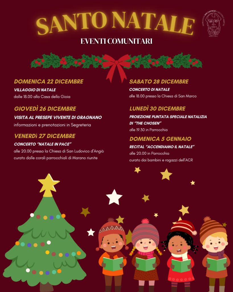 Santo Natale 2024: eventi comunitari